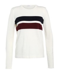 Pull à col rond beige Gestuz
