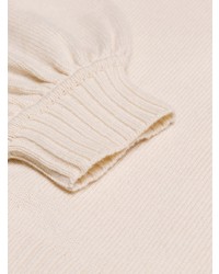 Pull à col rond beige Chloé