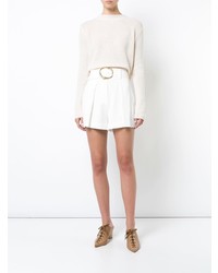 Pull à col rond beige Derek Lam 10 Crosby