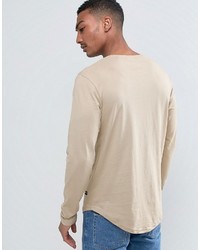 Pull à col rond beige ONLY & SONS