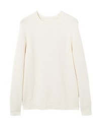 Pull à col rond beige Mango