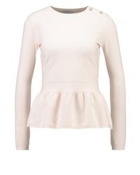 Pull à col rond beige Max Mara
