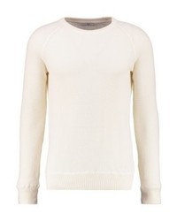 Pull à col rond beige Minimum