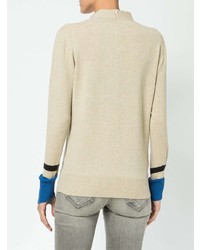 Pull à col rond beige Undercover