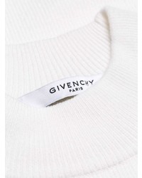 Pull à col rond blanc Givenchy