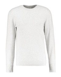 Pull à col rond blanc Esprit