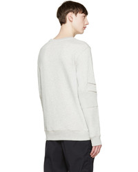 Pull à col rond blanc Tim Coppens