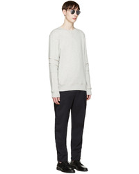 Pull à col rond blanc Tim Coppens