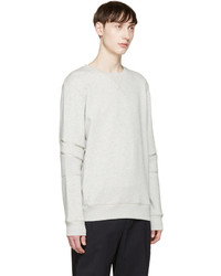 Pull à col rond blanc Tim Coppens