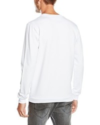 Pull à col rond blanc Jack & Jones