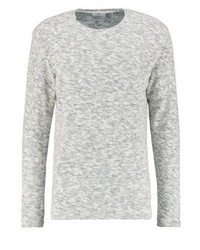Pull à col rond blanc Minimum