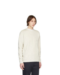 Pull à col rond blanc Norse Projects