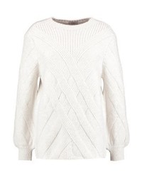 Pull à col rond blanc Only