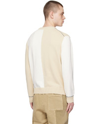 Pull à col rond blanc Ps By Paul Smith