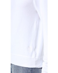Pull à col rond blanc Wildfox Couture