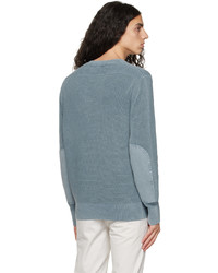 Pull à col rond bleu clair rag & bone