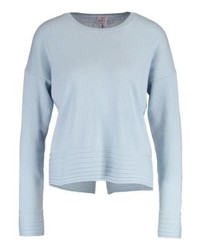 Pull à col rond bleu clair FTC