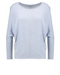 Pull à col rond bleu clair Only