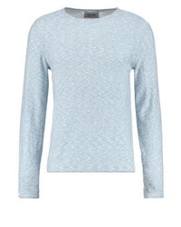 Pull à col rond bleu clair ONLY & SONS