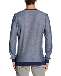 Pull à col rond bleu clair Tom Tailor Denim