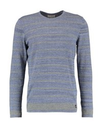 Pull à col rond bleu clair Tom Tailor