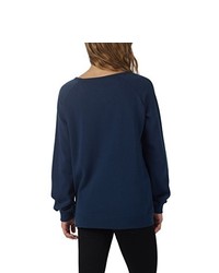 Pull à col rond bleu marine Burton