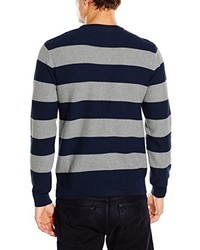 Pull à col rond bleu marine Gant