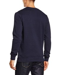 Pull à col rond bleu marine Jack & Jones