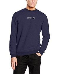 Pull à col rond bleu marine Jack & Jones