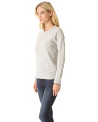 Pull à col rond bleu marine Lot 78