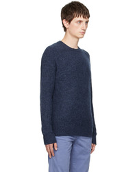 Pull à col rond bleu marine rag & bone