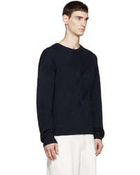 Pull à col rond bleu marine 3.1 Phillip Lim