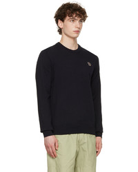 Pull à col rond bleu marine Ps By Paul Smith