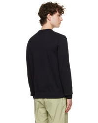 Pull à col rond bleu marine Ps By Paul Smith