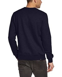 Pull à col rond bleu marine Puma