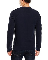 Pull à col rond bleu marine Scotch & Soda