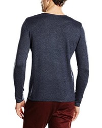 Pull à col rond bleu marine Tom Tailor