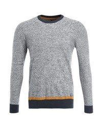 Pull à col rond bleu BLEND