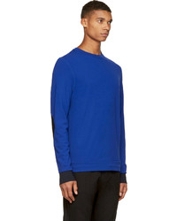 Pull à col rond bleu Oamc