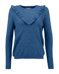 Pull à col rond bleu Tom Tailor