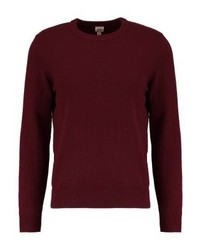 Pull à col rond bordeaux Gap