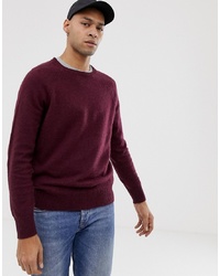 Pull à col rond bordeaux J.Crew Mercantile