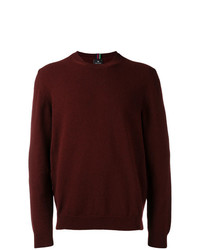 Pull à col rond bordeaux Ps By Paul Smith