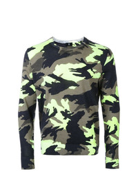 Pull à col rond camouflage multicolore Kent & Curwen