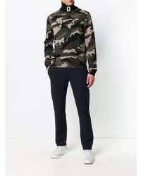 Pull à col rond camouflage olive Valentino