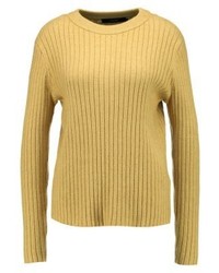 Pull à col rond doré Vero Moda