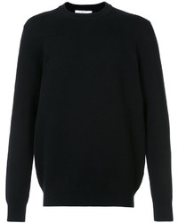Pull à col rond en tricot noir Givenchy