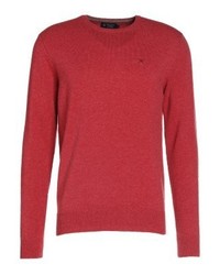 Pull à col rond fuchsia Hackett London