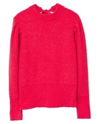 Pull à col rond fuchsia Mango