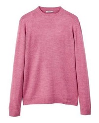 Pull à col rond fuchsia Mango